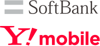 softbank、Y!mobileのロゴ画像